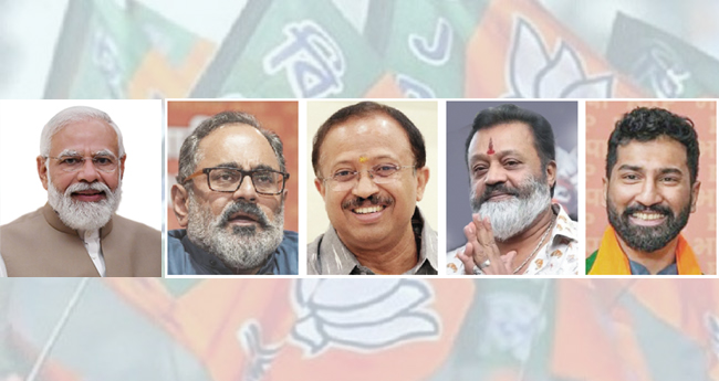 ബിജെപി ആദ്യഘട്ട സ്ഥാനാർഥിപ്പട്ടിക പ്രഖ്യാപിച്ചു ; 195 സ്ഥാ​നാ​ർ​ഥി​ക​ൾ;  മോ​ദി വാ​രാ​ണ​സി​യി​ൽ