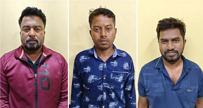 കർണാടകയിലെ ബാങ്ക് കൊള്ള; ബാ​​​​ങ്ക് മാ​​​​നേ​​​​ജ​​​​ർ ഉ​​​​ൾ​​​​പ്പെ​​​​ടെ  മൂ​​​​ന്നു പ്ര​​​​തി​​​​ക​​​​ൾ പി​​​​ടി​​​​യി​​​​ൽ