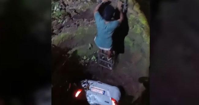 കാ​ർ നി​യ​ന്ത്ര​ണം വി​ട്ട് കി​ണ​റ്റി​ൽ വീ​ണു; ദ​ന്പ​തി​ക​ൾ അ​ത്ഭു​ത​ക​ര​മാ​യി ര​ക്ഷ​പ്പെ​ട്ടു