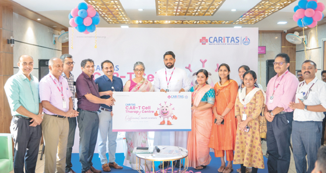 കാന്‍സര്‍ ചികിത്സയ്ക്കുള്ള കാര്‍-ടി സെല്‍  തെറാപ്പി സെന്‍റര്‍ കാരിത്താസ് ഹോസ്പിറ്റലില്‍