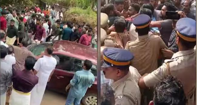 വാ​ഹ​ന​ങ്ങ​ള്‍ ത​മ്മി​ൽ ത​ട്ടി​യ​തി​ന്‍റെ പേ​രി​ൽ സം​ഘ​ര്‍​ഷം; 10 പേ​ര്‍​ക്കെ​തി​രെ കേ​സ്
