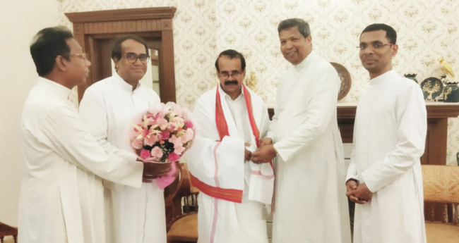 കേ​ന്ദ്ര​മ​ന്ത്രി ജോ​ർ​ജ് കു​ര്യ​നെ സി​ബി​സി​ഐ അ​ഭി​ന​ന്ദി​ച്ചു
