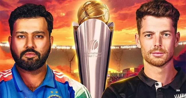 ക​പ്പ​ടി​ക്കാ​ൻ നീ​ല​പ്പ​ട; ചാ​മ്പ്യ​ൻ​സ് ട്രോ​ഫി​യി​ൽ ഇ​ന്ത്യ x ന്യൂ​സി​ല​ൻ​ഡ് പോ​രാ​ട്ടം ഇ​ന്ന്