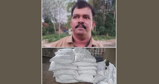 ചേ​ർ​ത്ത​ല​യി​ൽ വ​ൻ നി​രോ​ധി​ത പു​ക​യി​ല ശേ​ഖ​രം പി​ടി​ച്ചു