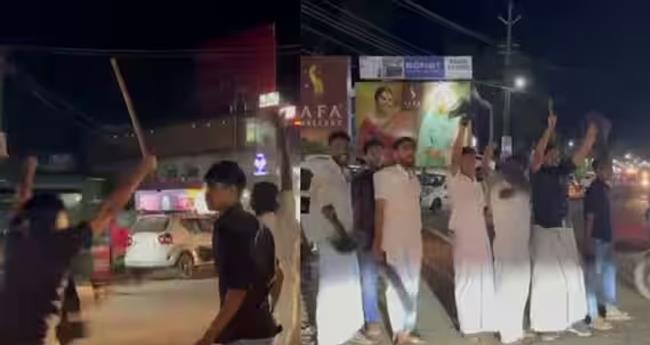 മു​ഖ്യ​മ​ന്ത്രി​ക്ക് ക​രി​ങ്കൊ​ടി;​ മ​ല​പ്പു​റ​ത്ത്  യൂ​ത്ത് കോ​ൺ​ഗ്ര​സ്- ഡി​വൈ​എ​ഫ്ഐ സം​ഘ​ർ​ഷം