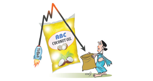 വെ​ളി​ച്ചെ​ണ്ണ​യ്ക്ക് മൂ​ക്കു​ക​യ​ർ