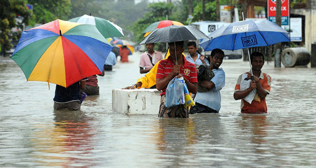 ശ്രീലങ്കയിൽ  കനത്ത മഴ; 17 മരണം