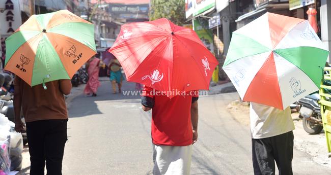 കൊ​ട്ടി​ക്ക​ലാ​ശ​ത്തി​ന് ഇ​നി ര​ണ്ടു​നാ​ൾ; അ​വ​സാ​ന റൗ​ണ്ടി​ൽ മു​ന്ന​ണി​ക​ൾ