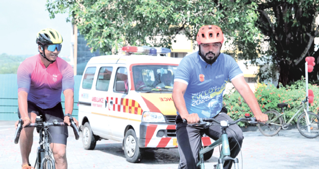 ഹൃദയത്തിനുവേണ്ടി ഹൃദയപൂര്‍വം;  കാരിത്താസ് ആശുപത്രിയുടെ സൈക്ലോത്തണ്‍