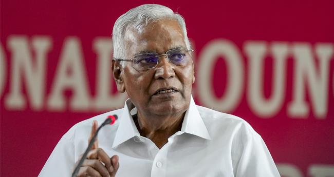 തോ​ൽ​വി​ക്ക് കാ​ര​ണം ഐ​ക്യ​മി​ല്ലാ​യ്മ; കോ​ൺ​ഗ്ര​സ് ആ​ത്മ പ​രി​ശോ​ധ​ന ന​ട​ത്ത​ണം: ഡി. ​രാ​ജ