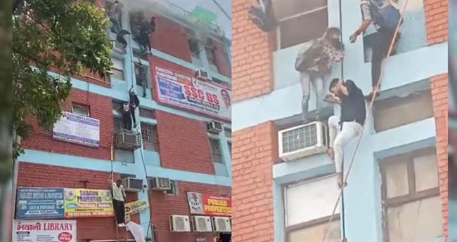 ഡ​ൽ​ഹി​യി​ലെ മു​ഖ​ർ​ജി ന​ഗ​റി​ൽ വ​ൻ തീ​പി​ടി​ത്തം