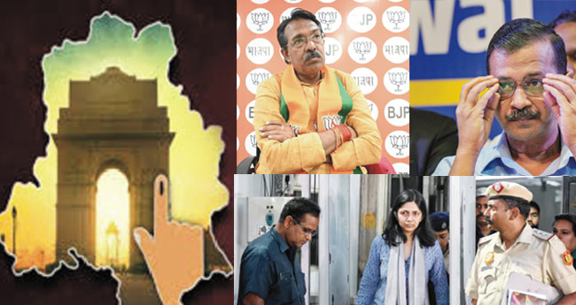 കണക്കുകൂട്ടലിൽ ഡൽഹി സ്ഥാനാർഥികളും