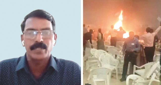 കളമശേരി സ്‌ഫോടനക്കേസ്: സാ​​​ക്ഷി പ​​​റ​​​യു​​​ന്ന​​​വ​​​രെ  കൊ​​​ല്ലു​​​മെ​​​ന്ന് ഭീ​​​ഷ​​​ണി​​​സ​​​ന്ദേ​​​ശം