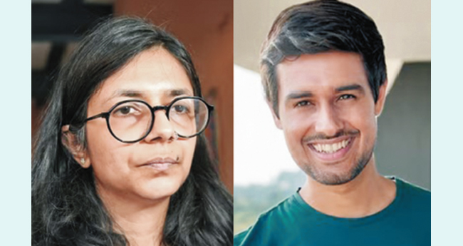 കുറ്റവാളികൾ ഇരകളായി അഭിനയിക്കുന്നു: സ്വാതി മലിവാളിന് മറുപടിയുമായി ധ്രുവ് റാഠി