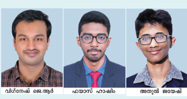 ജെഇഇ അഡ്വാൻസ്ഡ്: ജെ.ആർ. വിഗ്നേഷ് കേരളത്തിൽ ഒന്നാമത്