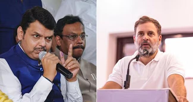 ഒ​ന്നു​കി​ൽ ത​ല​ച്ചോ​ർ മോ​ഷ്ടി​ക്ക​പ്പെ​ട്ടു, അ​ല്ലെ​ങ്കി​ൽ ചി​പ്പ് ന​ഷ്ട​മാ​യി: രാ​ഹു​ൽ ഗാ​ന്ധി​യെ പ​രി​ഹ​സി​ച്ച് മ​ഹാ​രാ​ഷ്ട്ര മു​ഖ്യ​മ​ന്ത്രി