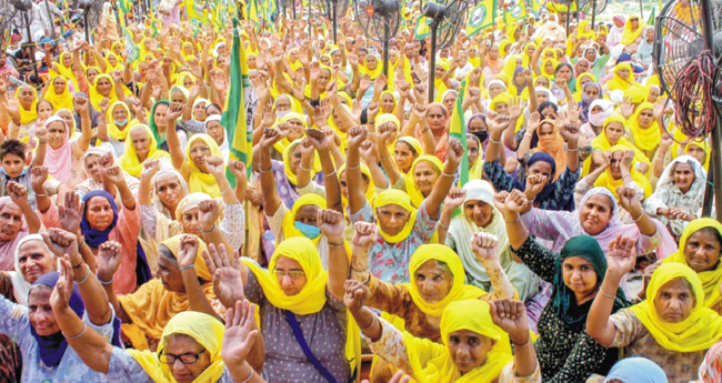 പഞ്ചാബിലും ഹരിയാനയിലും  കർഷകപ്രക്ഷോഭം രൂക്ഷം