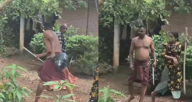 പി​താ​വി​നെ ക്രൂ​ര​മാ​യി മ​ർ​ദി​ച്ച് മ​ക​നും മ​രു​മ​ക​ളും