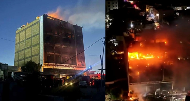 ഇറാക്കിലെ ഷോപ്പിംഗ് മാളിൽ  തീപിടിത്തം; 69 പേർ മരിച്ചു