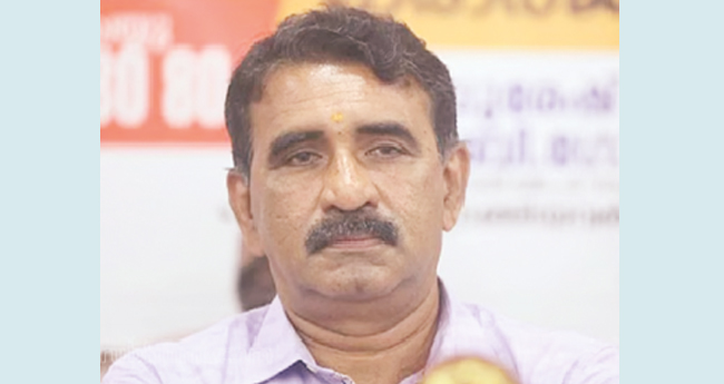 പ്രി​ന്‍റു​വി​നു പ​റ്റി​യ​തു നാ​ക്കു​പി​ഴ:  ബി. ​ഗോ​പാ​ല​കൃ​ഷ്ണ​ൻ