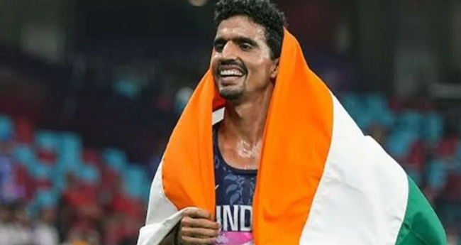 2025 ഏഷ്യൻ അത്‌ലറ്റിക് ചാന്പ്യൻഷിപ്പിൽ ഇന്ത്യക്ക് ആദ്യ സ്വർണം