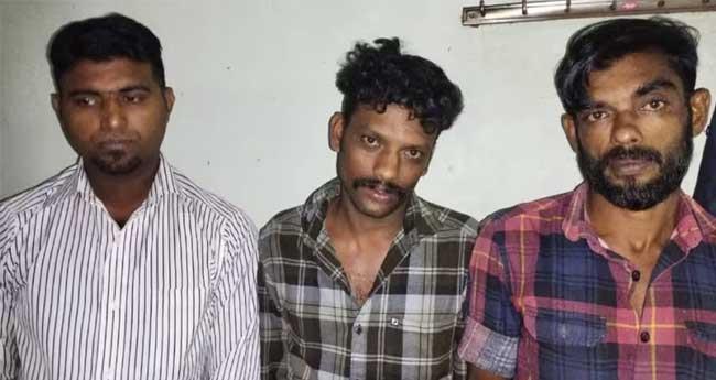 ഹാ​ഷി​ഷ് ഓ​യി​ലു​മാ​യി മൂ​ന്ന് പേ​ർ പി​ടി​യി​ൽ