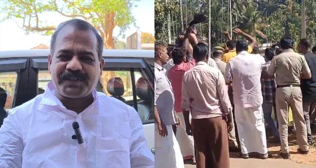 ഐ.​സി.​ബാ​ല​കൃ​ഷ്ണ​ന് നേ​രേ ക​രി​ങ്കൊ​ടി; ഗ​ണ്‍​മാ​നെ ഡി​വൈ​എ​ഫ്‌​ഐ​ക്കാ​ര്‍ ത​ല്ലി​ച്ച​ത​ച്ചെ​ന്ന് എം​എ​ല്‍​എ