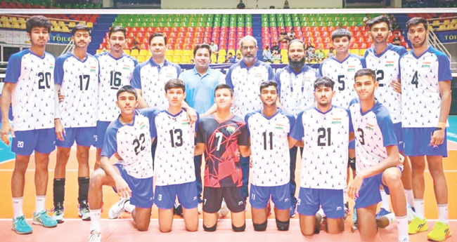 ഏ​ഷ്യ​ന്‍ പു​രു​ഷ അ​ണ്ട​ര്‍ 16 വോ​ളി​യി​ല്‍ ഇ​ന്ത്യ​ക്കു ച​രി​ത്ര വെ​ങ്ക​ലം
