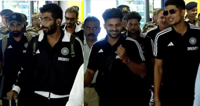ടീം ​ഇ​ന്ത്യ തി​രു​വ​ന​ന്ത​പു​ര​ത്ത്