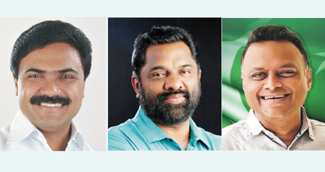 ജോ​സ് കെ. ​മാ​ണി, ഹാ​രി​സ്, സു​നീ​ർ രാ​ജ്യ​സ​ഭ​യി​ലേ​ക്ക്