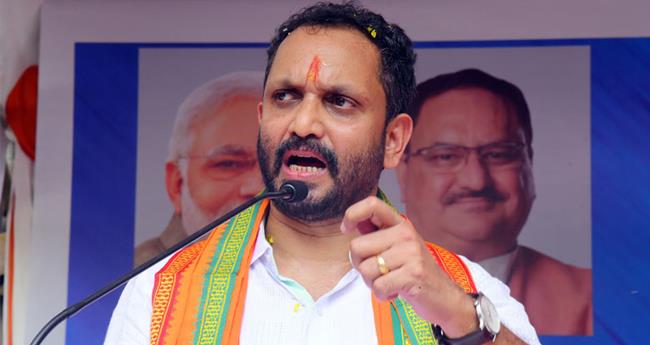 ഇ​ഷ്ട​മി​ല്ലാ​ത്ത അ​ച്ചി തൊ​ട്ട​തൊ​ക്കെ കു​റ്റം; സാ​മ്പ​ത്തി​ക പ്ര​തി​സ​ന്ധി​ക്ക് കാ​ര​ണം കേ​ര​ള​ത്തി​ന്‍റെ  ധ​ന​കാ​ര്യ മാ​നേ​ജ്മെ​ന്‍റ്: കെ. ​സു​രേ​ന്ദ്ര​ൻ