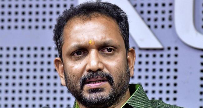 ശി​വ​ന്‍​കു​ട്ടി പ​ഴ​യ സി​ഐ​ടി​യു ഗു​ണ്ടയ​ല്ല മ​ന്ത്രി​യാ​ണ് : കെ.​സു​രേ​ന്ദ്ര​ന്‍