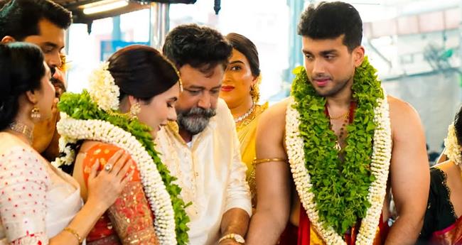 ന​ട​ൻ കാ​ളി​ദാ​സ് ജ​യ​റാം വി​വാ​ഹി​ത​നാ​യി