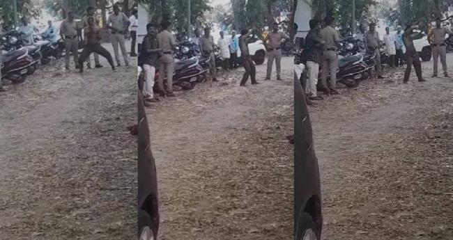 കോ​ട​തി വ​ള​പ്പി​ൽ പ്ര​തി​യു​ടെ ക​രാ​ട്ടെ അ​ഭ്യാ​സം