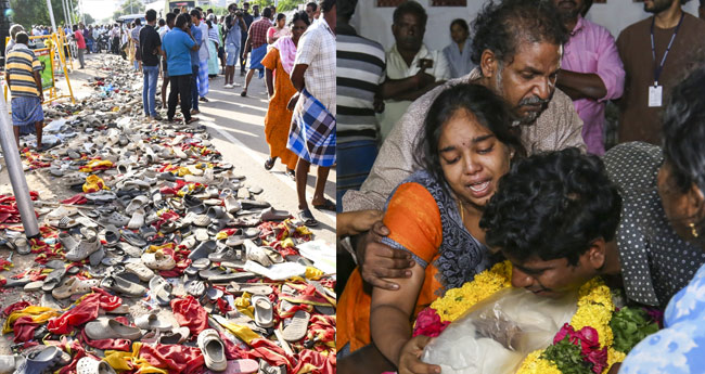 ഹൃദയഭേദകം; കരൂർ ദുരന്തത്തിൽ മരണം 40