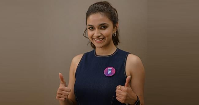 സം​സ്ഥാ​ന സ്കൂ​ൾ കാ​യി​ക​മേ​ള: കീ​ർ​ത്തി സു​രേ​ഷ് ഗു​ഡ്‌​വി​ല്‍ അം​ബാ​സ​ഡ​ർ