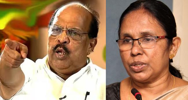 ആ​രാ​ണ് ടീ​ച്ച​റ​മ്മ; ഷൈ​ല​ജ​യെ പ​രി​ഹ​സി​ച്ച് ജി.​സു​ധാ​ക​ര​ൻ