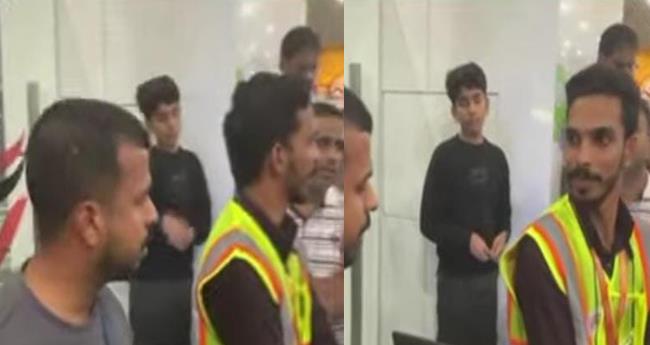 ക​ണ്ണൂ​ർ-​ദോ​ഹ എ​യ​ർ ഇ​ന്ത്യാ വി​മാ​നം വൈ​കു​ന്നു; യാ​ത്ര​ക്കാ​ർ വി​മാ​ന​ത്താ​വ​ള​ത്തി​ൽ പ്ര​തി​ഷേ​ധി​ക്കു​ന്നു