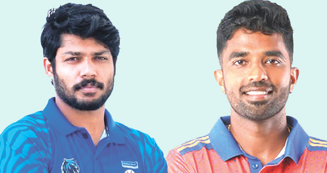 കേ​ര​ള ക്രി​ക്ക​റ്റ് ലീ​ഗ് കിരീട‍പോ​രാ​ട്ടം വൈകുന്നേരം 6.45ന്