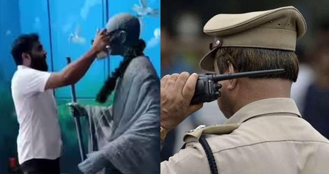 ഗാ​ന്ധി പ്ര​തി​മ​യോ​ട് അ​നാ​ദ​ര​വ്: എ​സ്എ​ഫ്‌​ഐ നേ​താ​വി​ന്‍റെ അ​റ​സ്റ്റ് രേ​ഖ​പ്പെ​ടു​ത്തി; വി​ട്ട​യ​ച്ചു