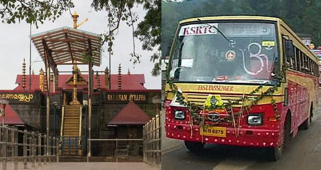 ശ​ബ​രി​മ​ല കെഎസ്ആർടിസി സർവീസ്; ആ​ദ്യ​ഘ​ട്ടം 383 ബസ്