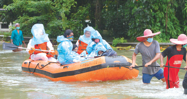 നദികൾ കരകവിഞ്ഞു,  കോട്ടയം ജില്ലയിൽ ജാഗ്രതാനിർദേശം