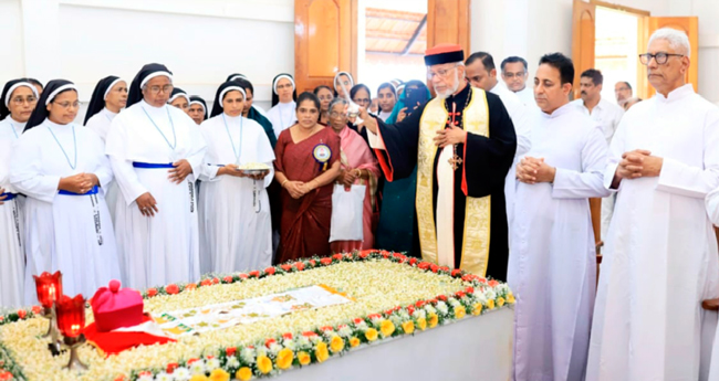 ധന്യന്‍ മാര്‍ തോമസ് കുര്യാളശേരിയുടെ  ചരമ ശതാബ്ദി ആചരിച്ചു