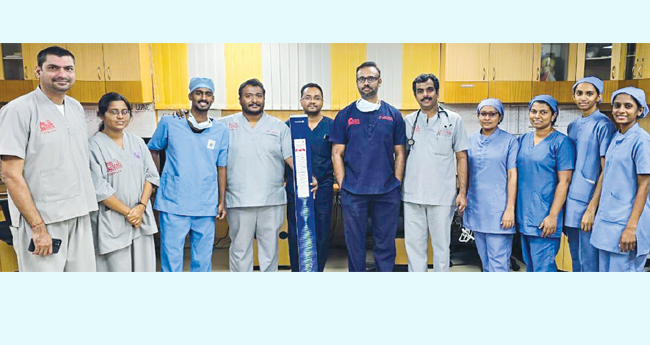 ലി​സി ആ​ശു​പ​ത്രി​യി​ൽ​ എ​ഐ സാ​ങ്കേ​തി​ക​വി​ദ്യ​യി​ല്‍  ചി​കി​ത്സ; 68കാ​രി​ക്കു സൗ​ഖ്യം