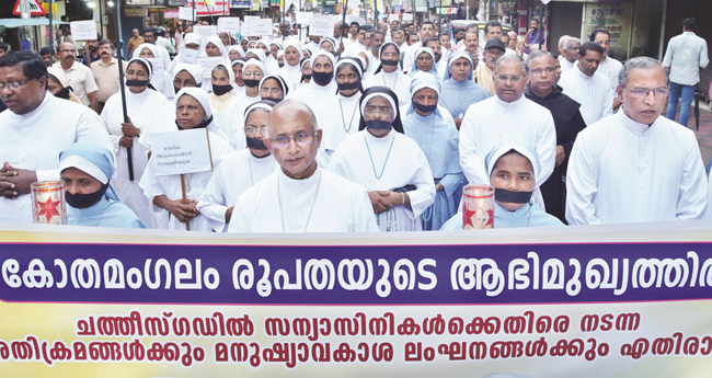 ജാമ്യം പോരാ, അന്യായമായ കുറ്റപത്രവും  പിൻവലിക്കണം: മാർ മഠത്തിക്കണ്ടത്തിൽ