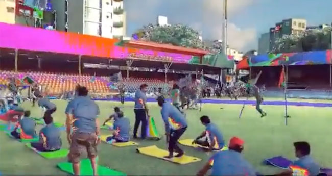 മാലദ്വീപിൽ ഇന്ത്യൻ എംബസിയുടെ യോഗപരിപാടിക്കു നേരേ ആക്രമണം