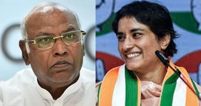 പ്രി​യ​ങ്കയ്ക്കായി; ഖാ​ർ​ഗെ‌യും വി​നേ​ഷ് ഫോഗ​ട്ടും വെള്ളിയാഴ്ച നി​ല​മ്പൂ​രി​ൽ