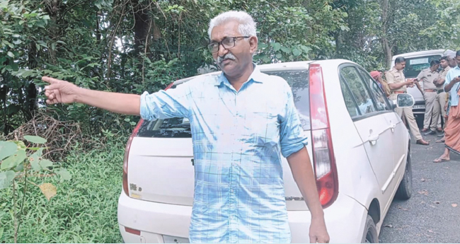 തൊട്ടുമുന്നിൽ ക​ടു​വ; ക​ർ​ഷ​ക​ൻ മ​ര​ത്തി​ൽ ക​യ​റി ര​ക്ഷ​പ്പെ​ട്ടു