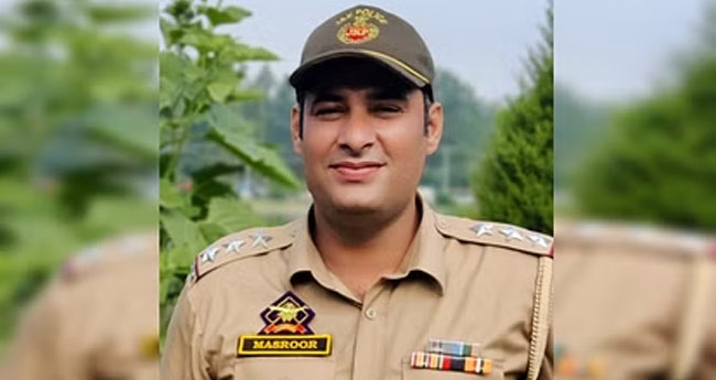 കാഷ്മീർ പോലീസ് ഇൻസ്പെക്ടർ മസ്റൂർ അഹമ്മദ് മരണത്തിനു കീഴടങ്ങി