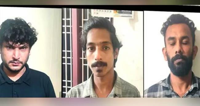 വാ​ഹ​ന​ത്തി​നു​ള്ളി​ൽ ഒ​ളി​പ്പി​ച്ച് എം​ഡി​എം​എ ക​ട​ത്താ​ൻ ശ്ര​മം; മൂ​ന്നു​പേ​ർ പി​ടി​യി​ൽ